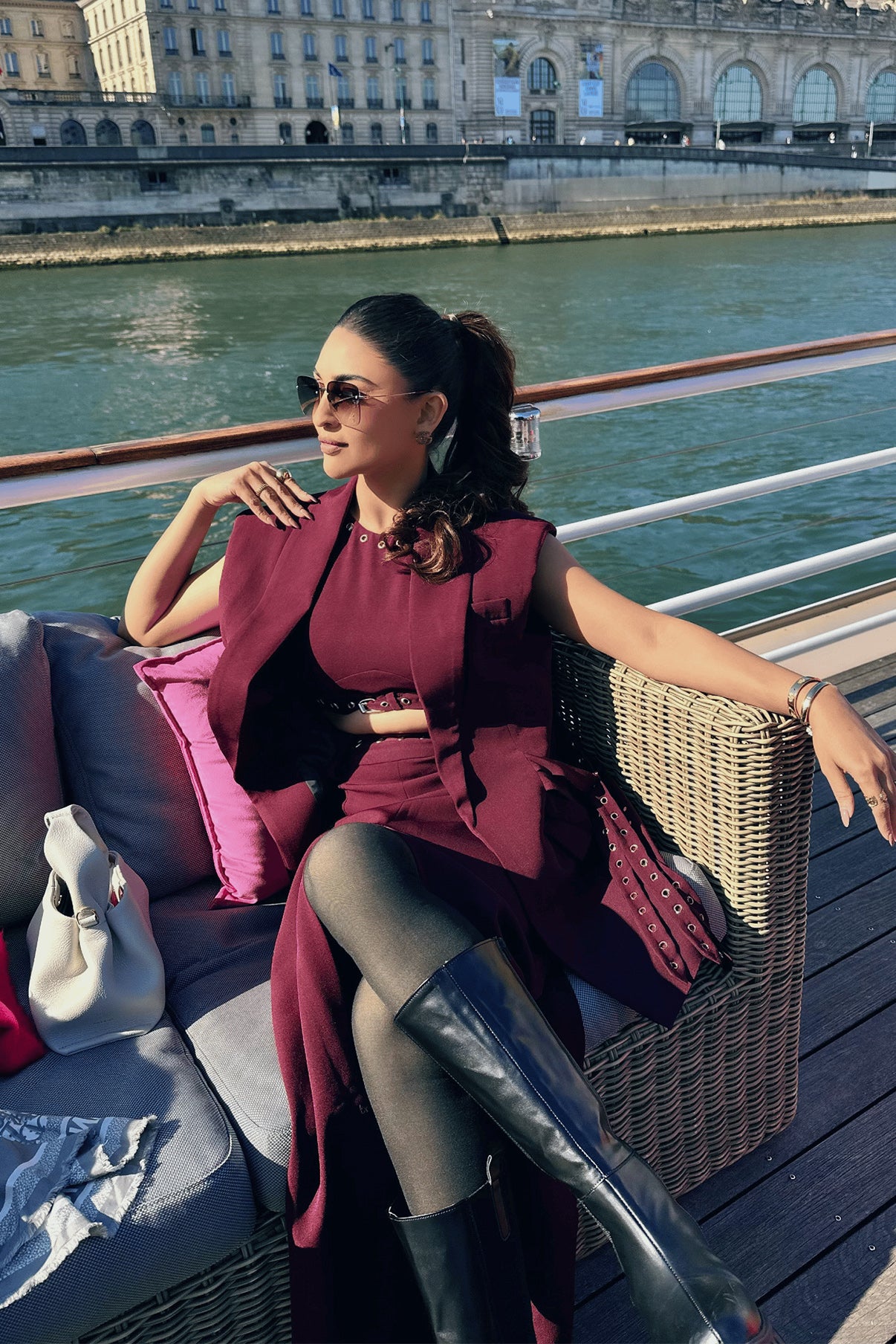Krystal D'souza in Paula Blazer Set