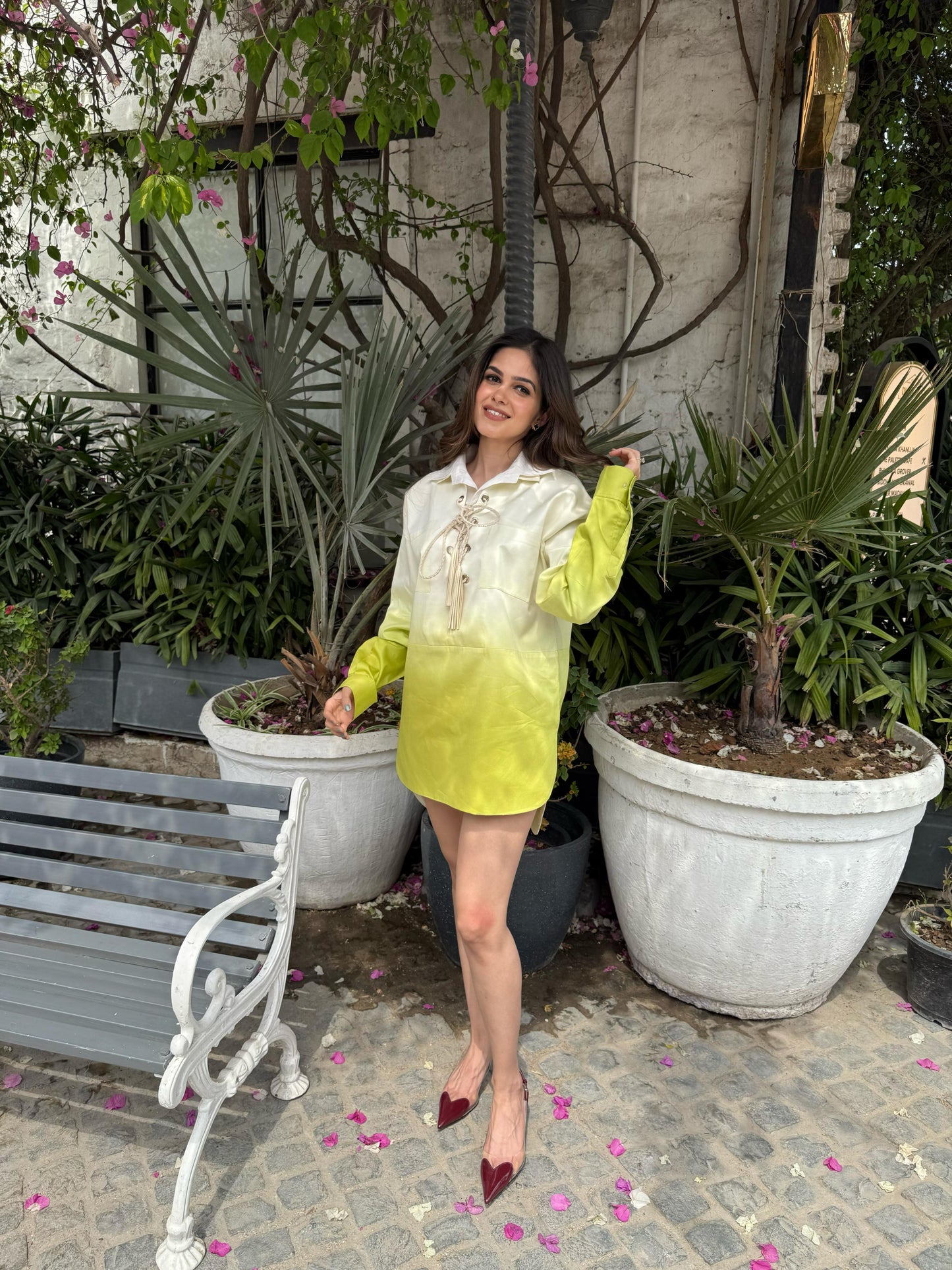 Ishita Beri in Serena Ombre Dress