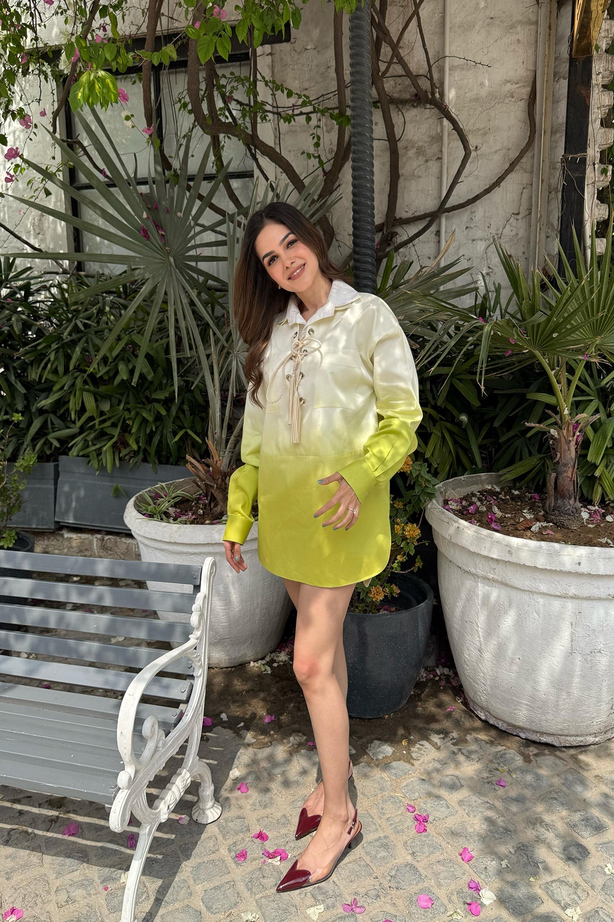 Ishita Beri in Serena Ombre Dress