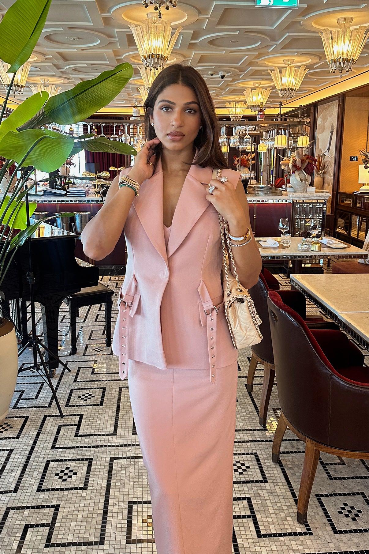 Peaches Blazer Set
