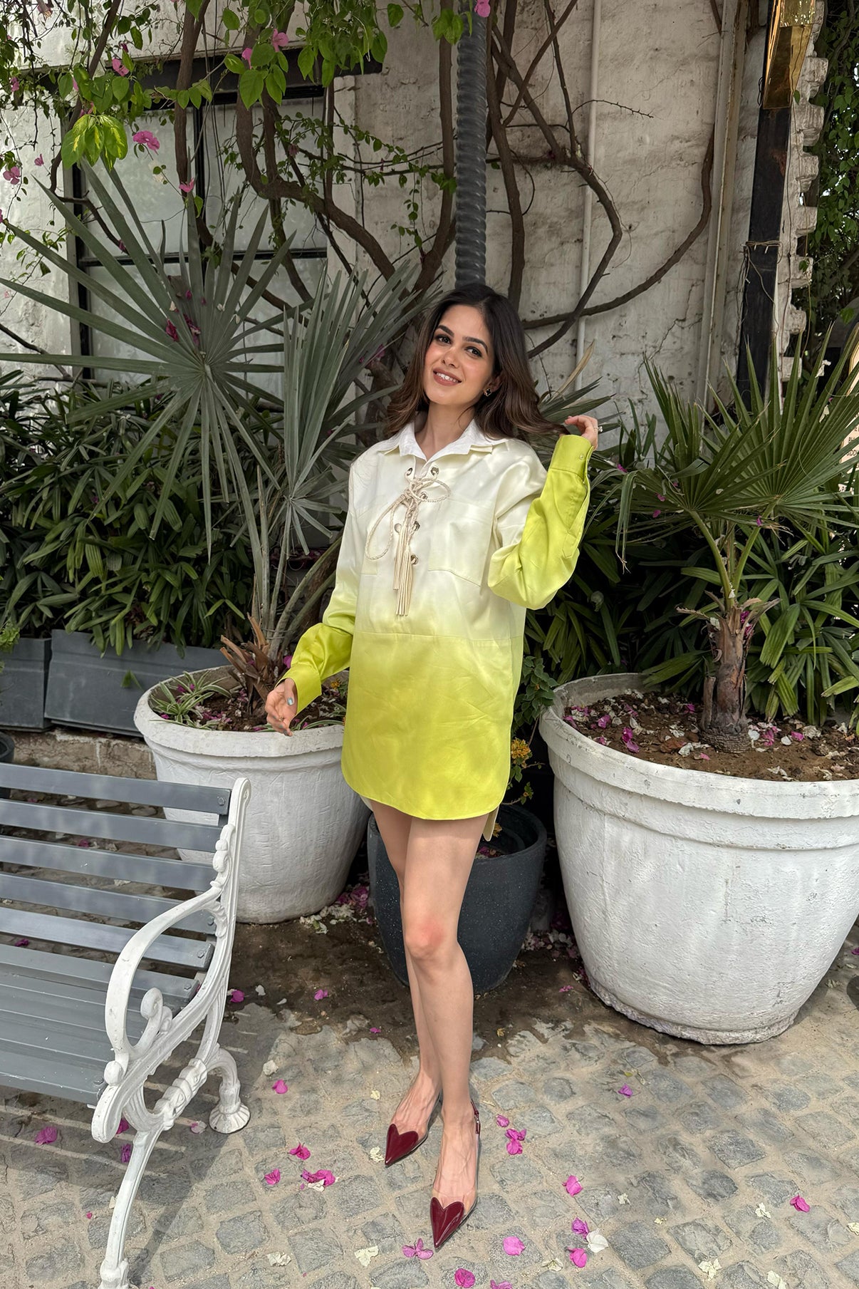 Ishita Beri in Serena Ombre Dress