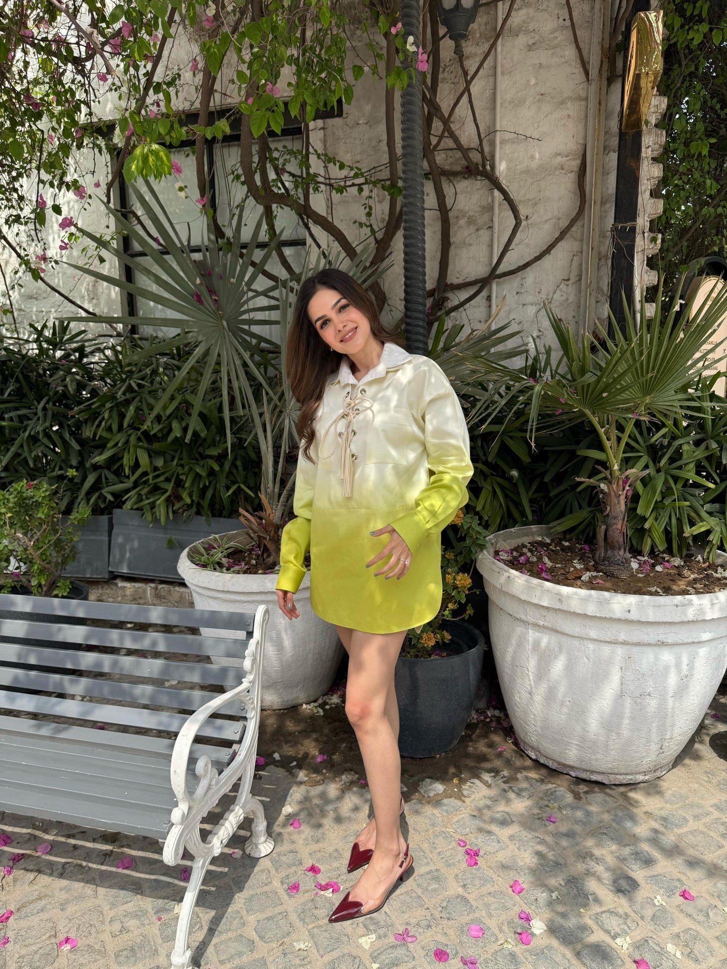 Ishita Beri in Serena Ombre Dress