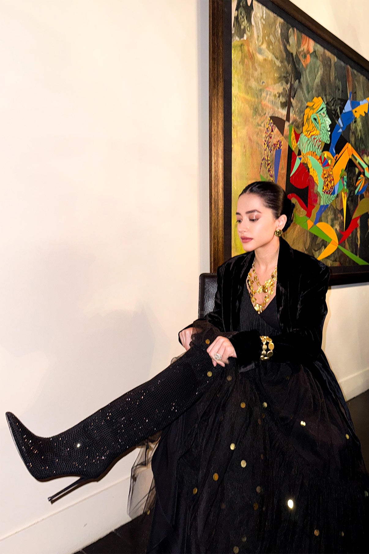 Komal Kapoor in Tess Blazer and Skirt Co-ord Set