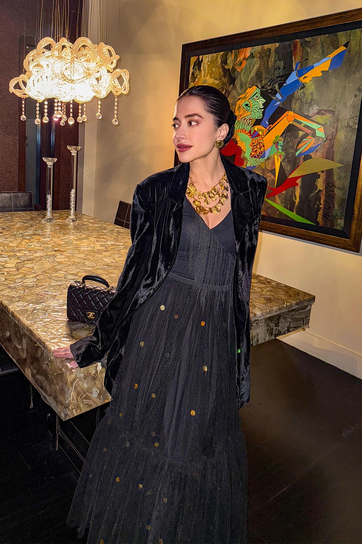 Komal Kapoor in Tess Blazer and Skirt Co-ord Set