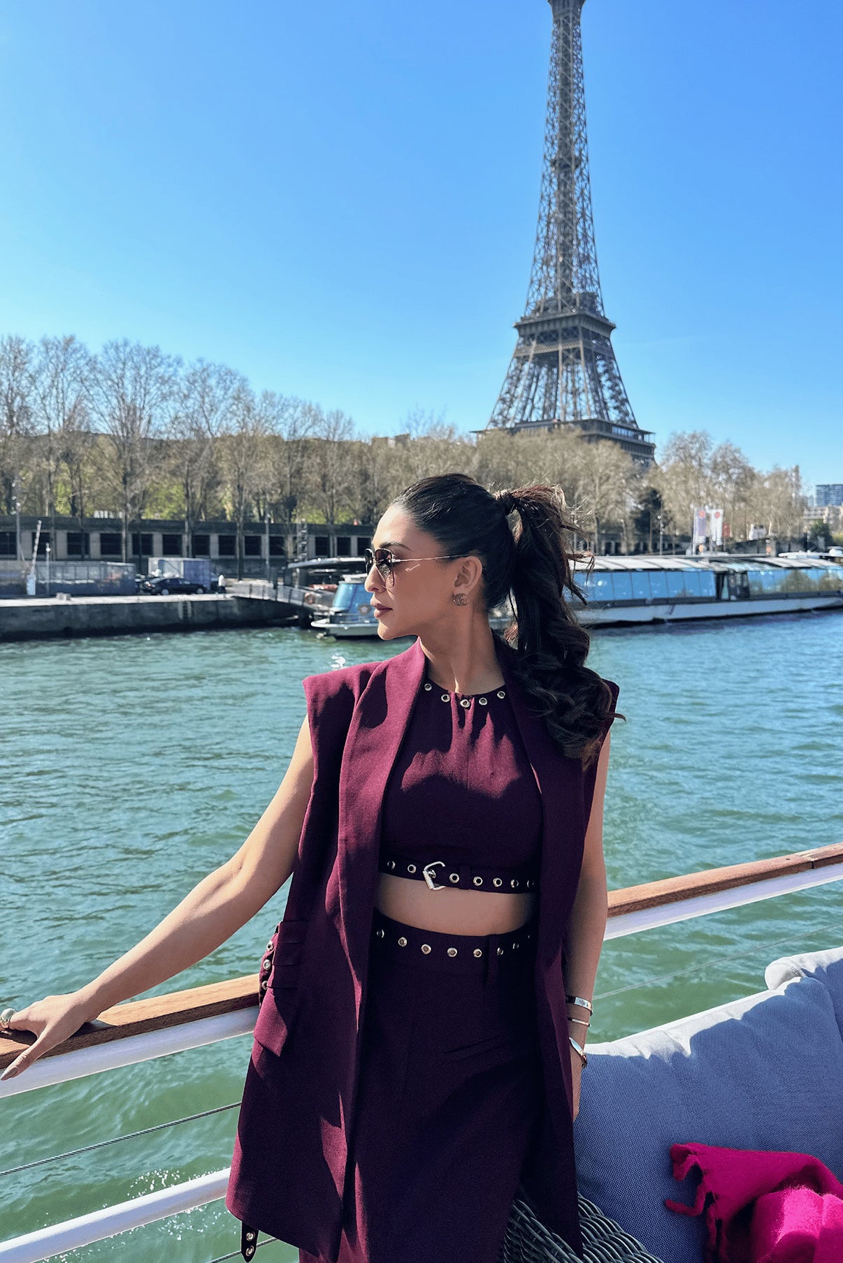 Krystal D'souza in Paula Blazer Set