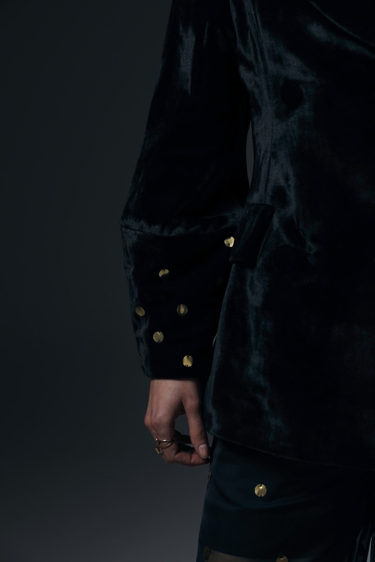 Adele Blazer And Sheer Pants