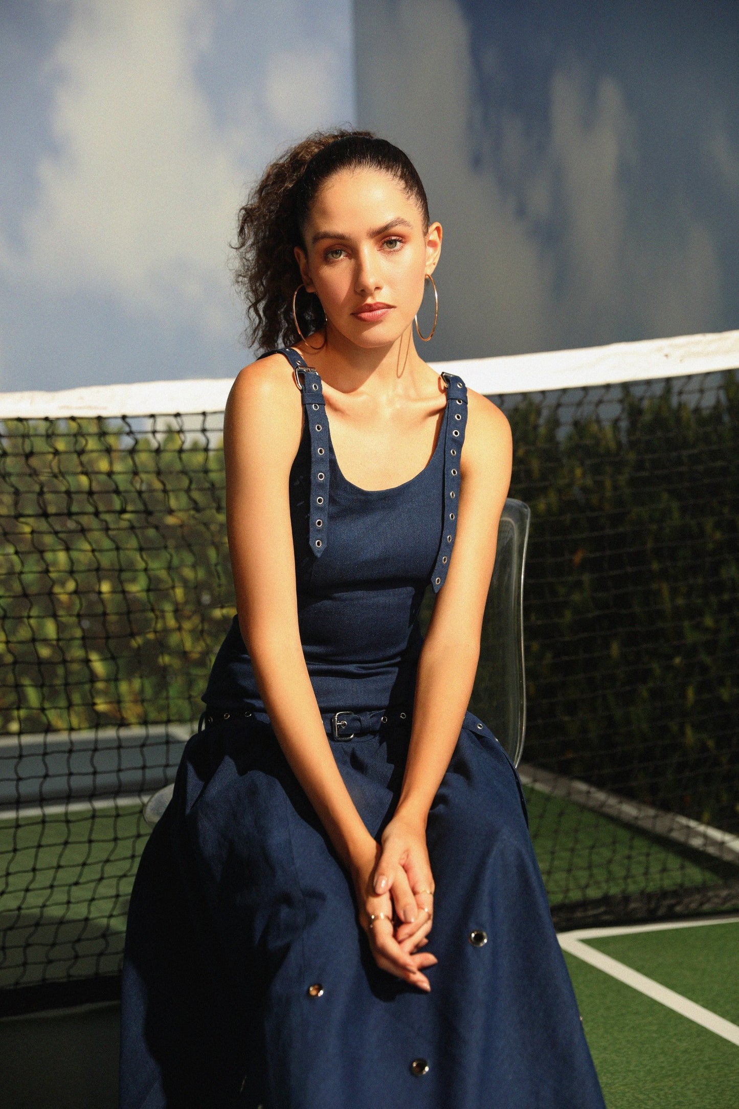 Mirra Long Denim Dress