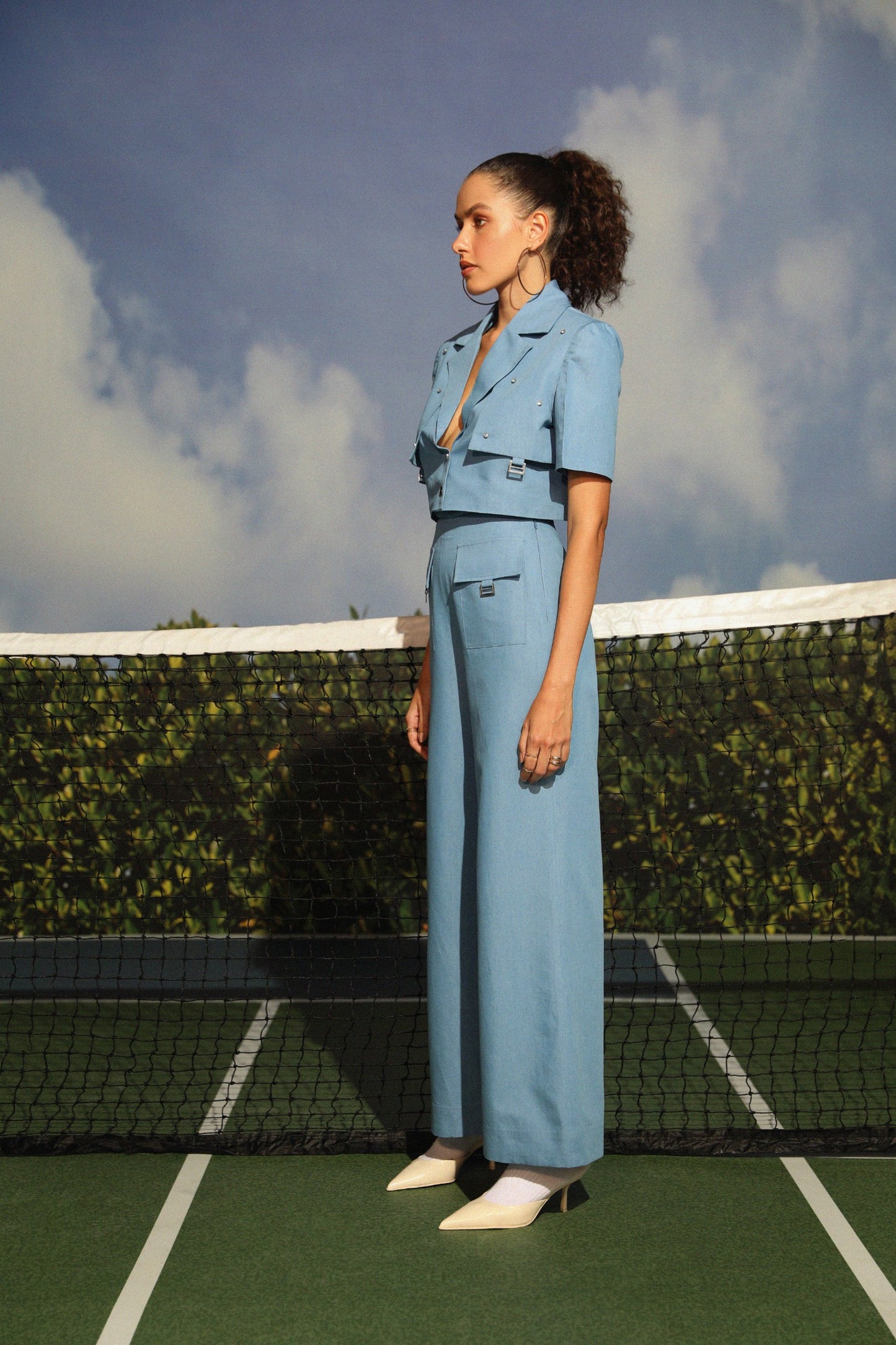 Elena Denim Co-ord Set