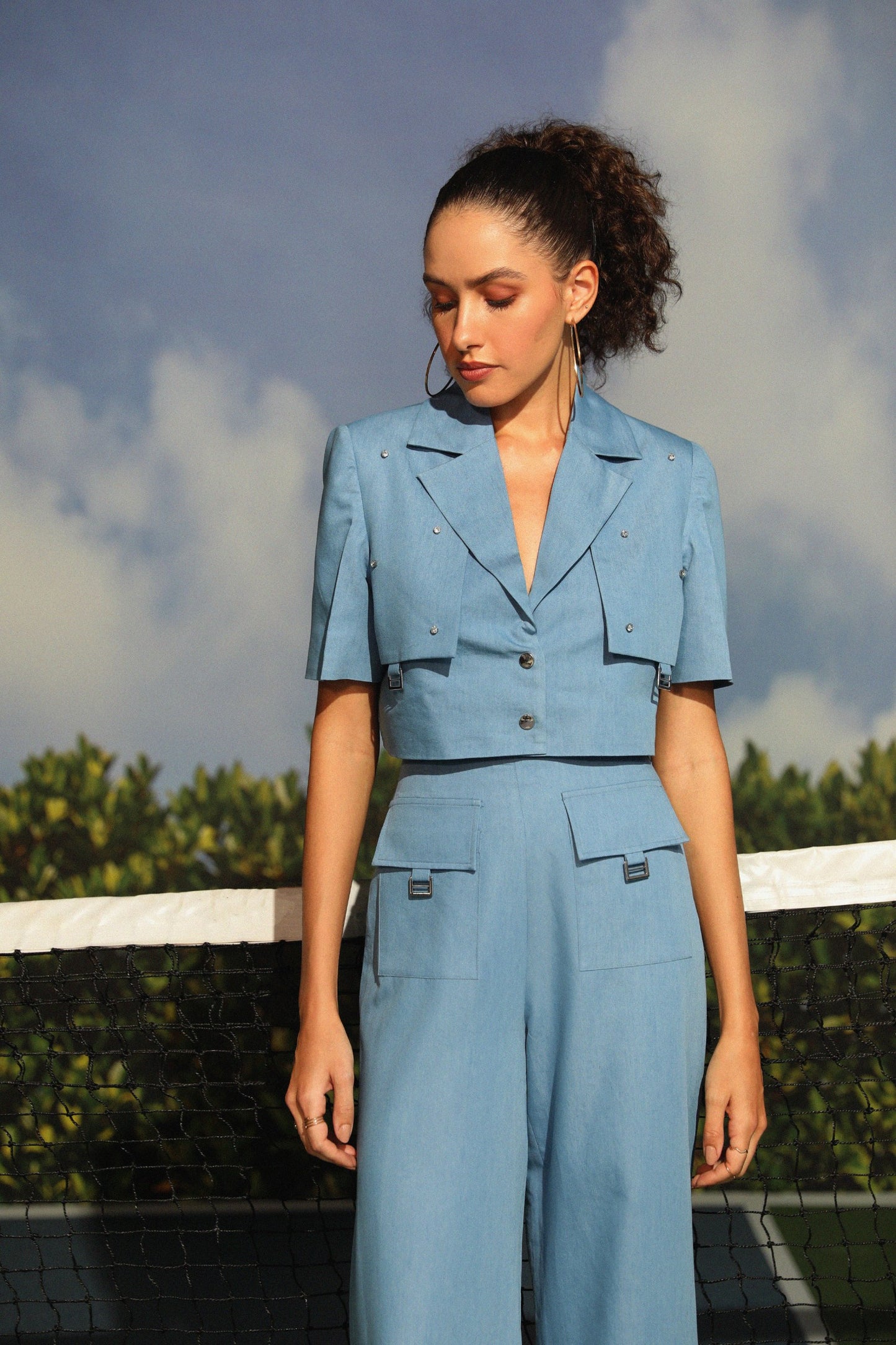 Elena Denim Co-ord Set
