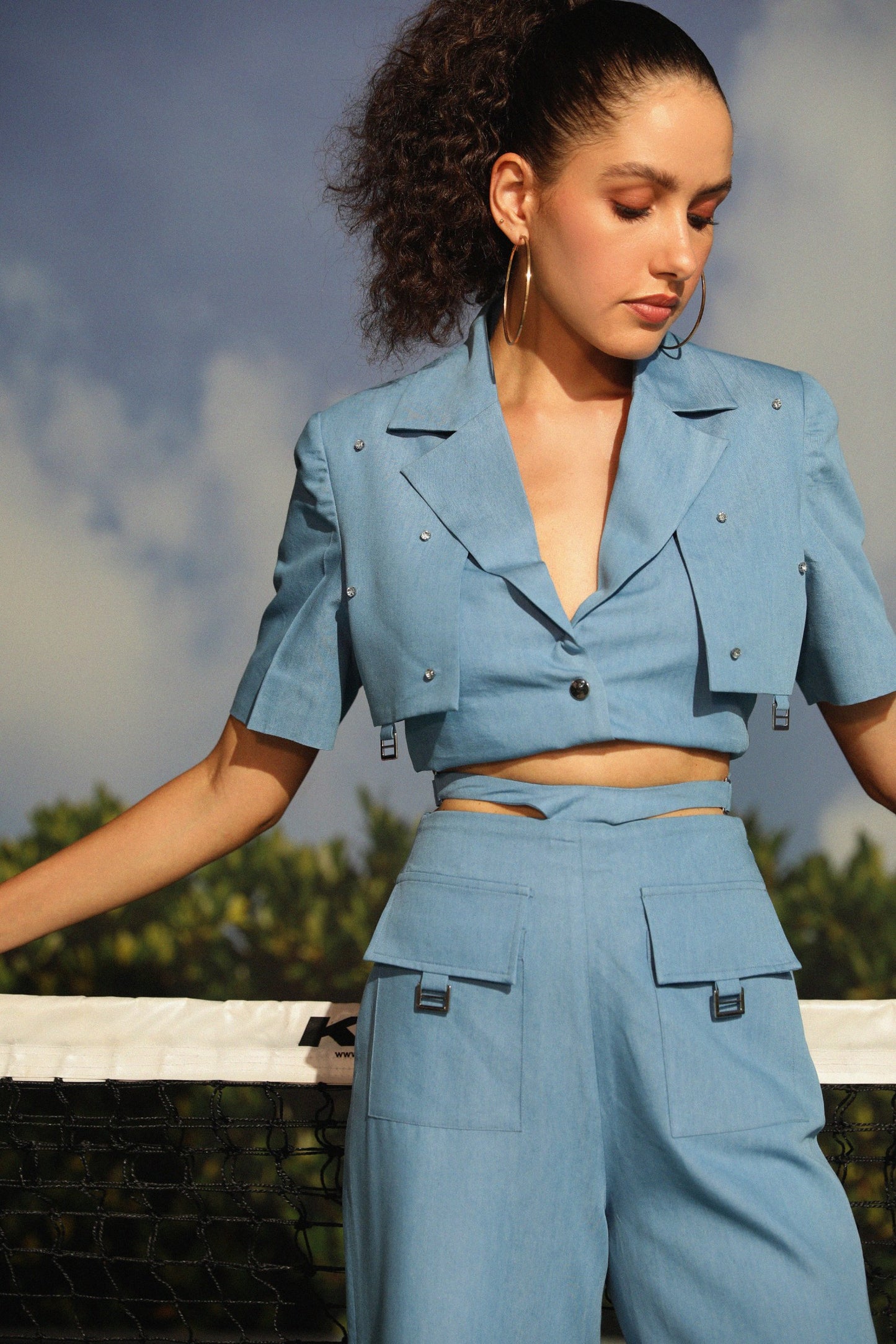 Elena Denim Co-ord Set