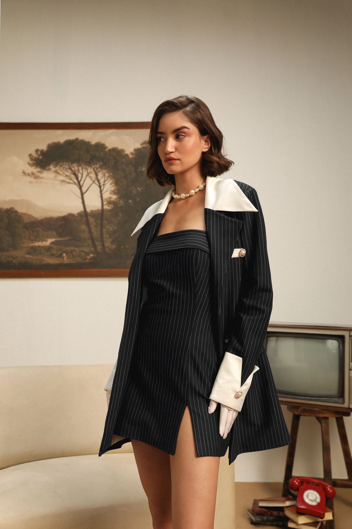 Elise Black Blazer