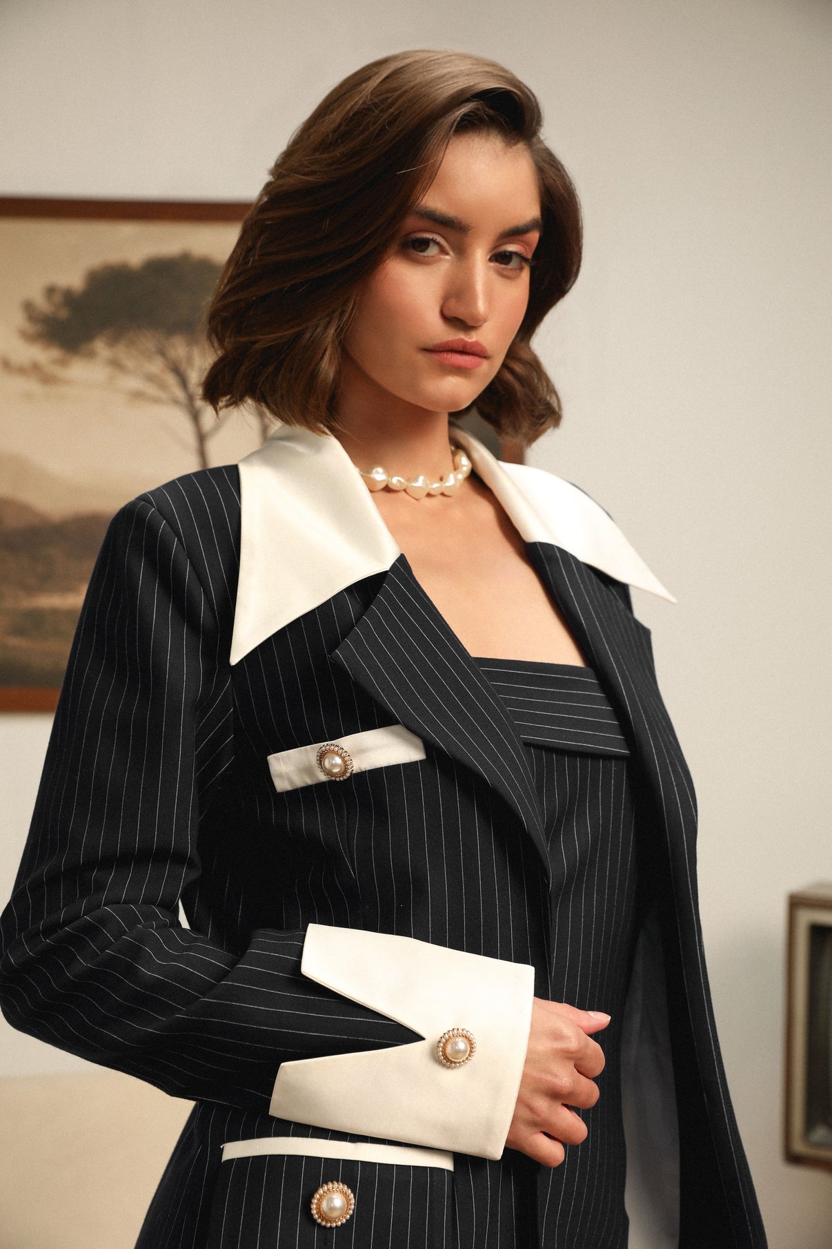 Elise Black Blazer