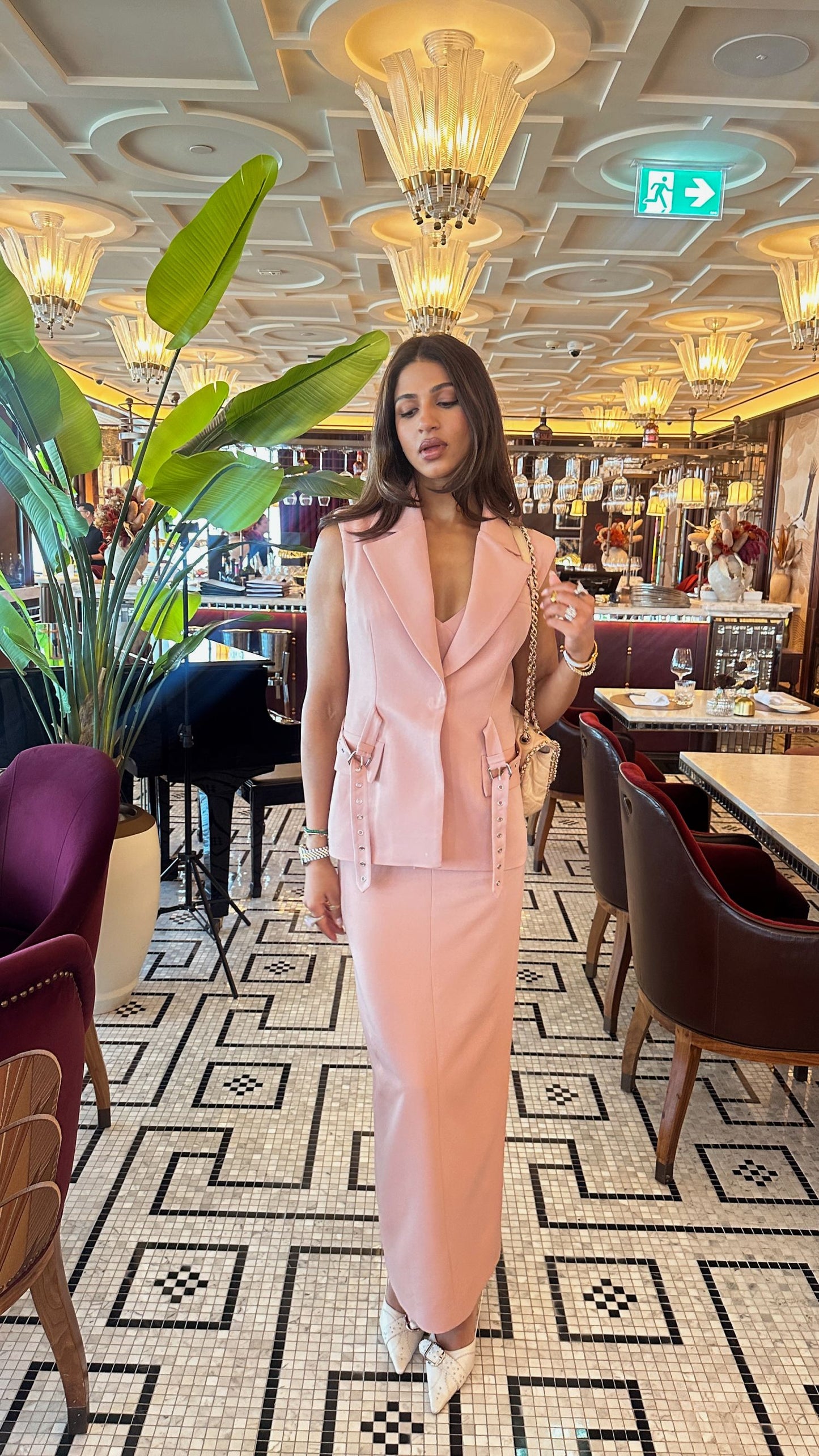 Peaches Blazer Set